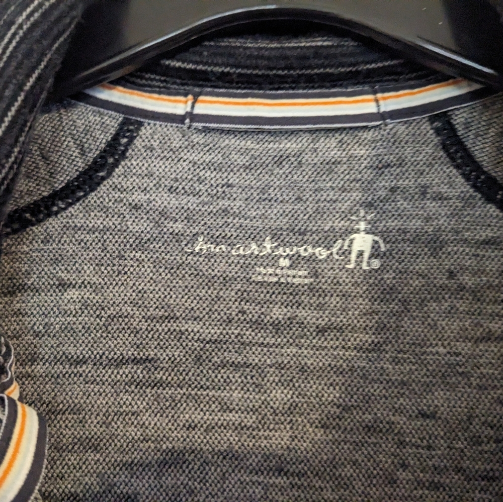 Smartwool Houndstooth Pattern 250 Base Layer Pull… - image 4